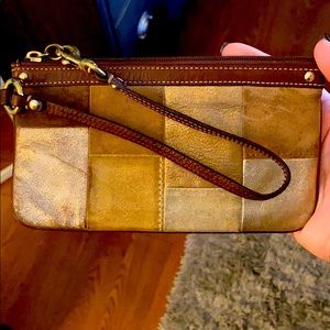 👛COACH Patchwork Wristlet! Early 2000s🤩🤩